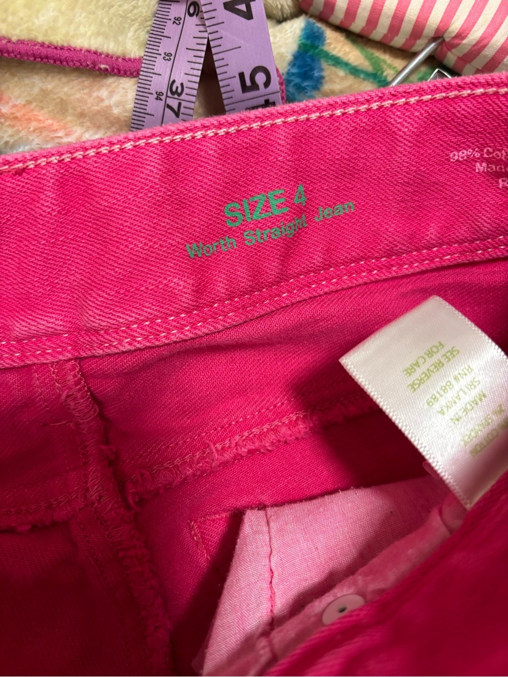 Lilly Pulitzer Pink Slim Jeans - Picture 6 of 7